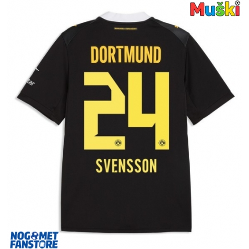 Borussia Dortmund Daniel Svensson #24 Gostujuci Dres 2026-27 Kratak Rukav